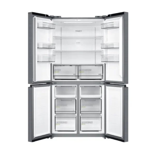 Midea 474L Cross Door Fridge Freezer Stainless Steel | 3 Years Warranty | MDRF632FGF46APD