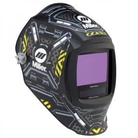 MILLER DIGITAL INFINITY HELMET - BLACK OPS with Clear Light Lens