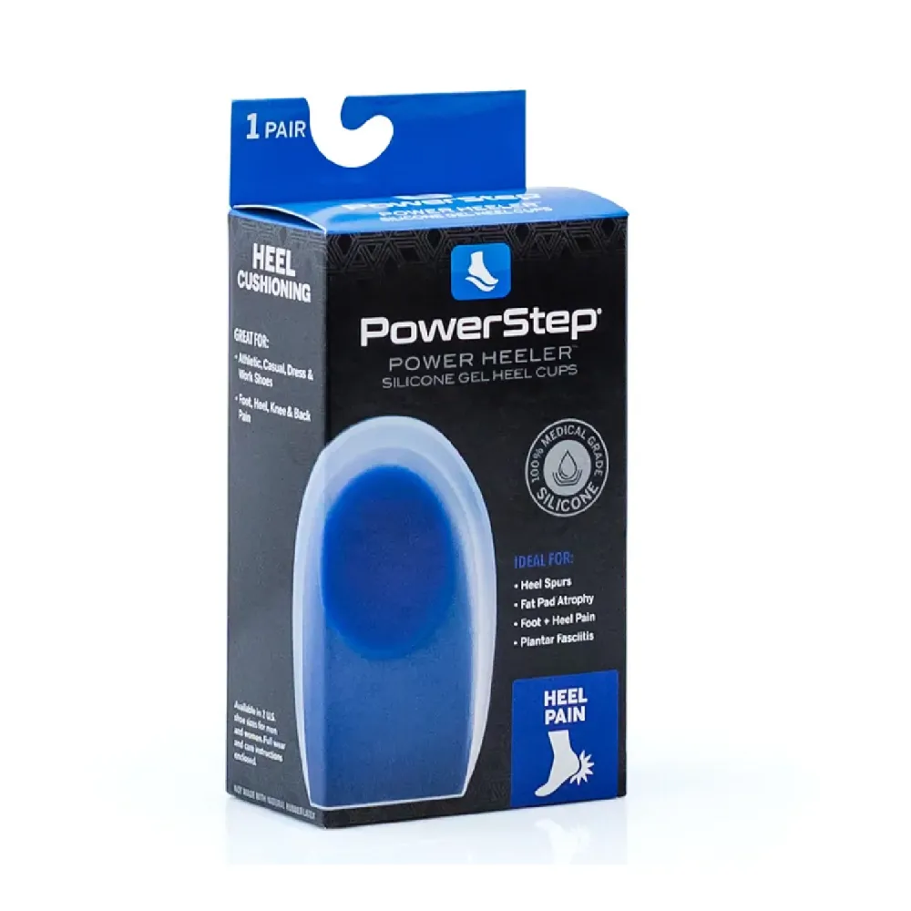Powerstep Gel Heel Cup | Relief from Heel Pain | One Pair