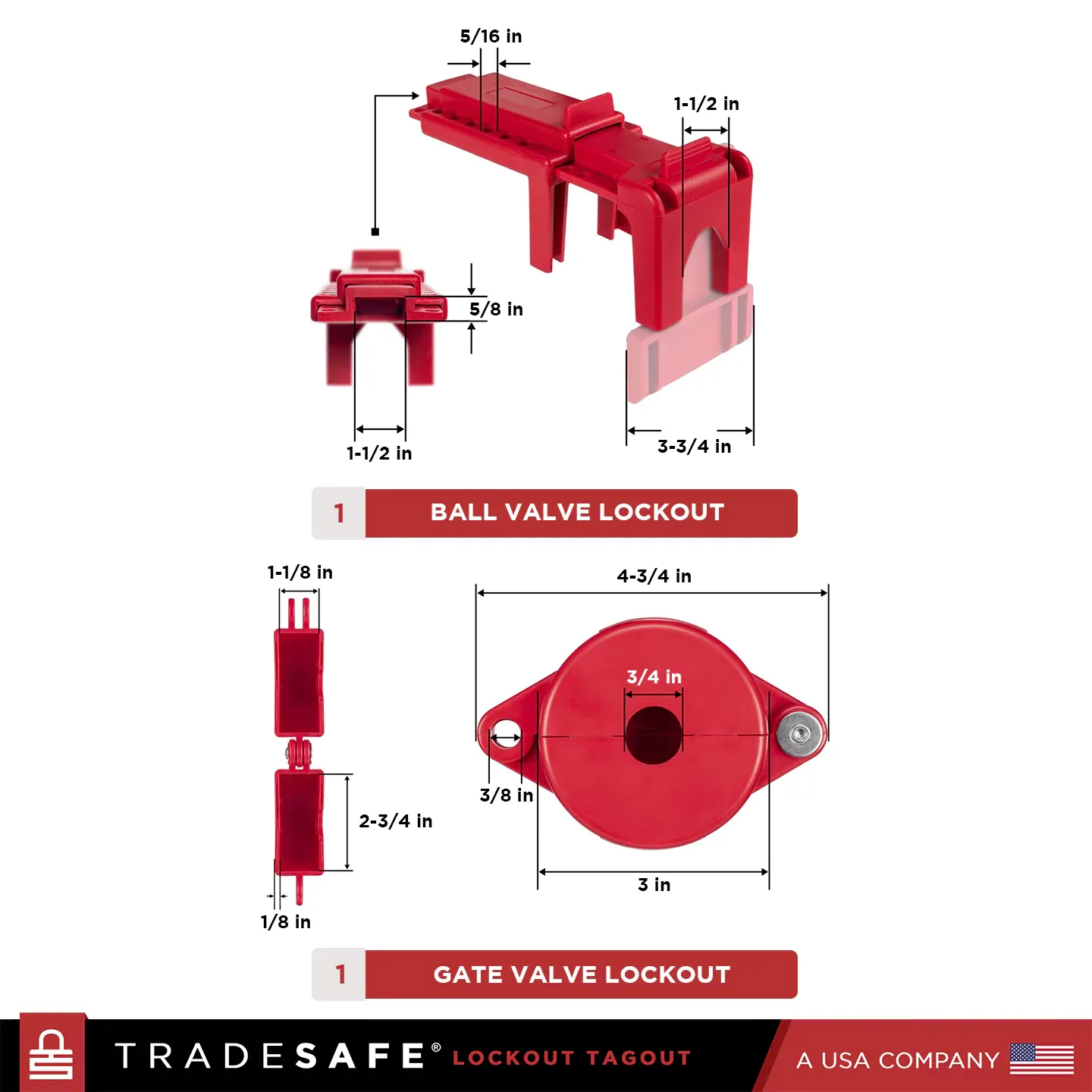Professional Lockout Tagout Kit – 2 Keys Per Lock