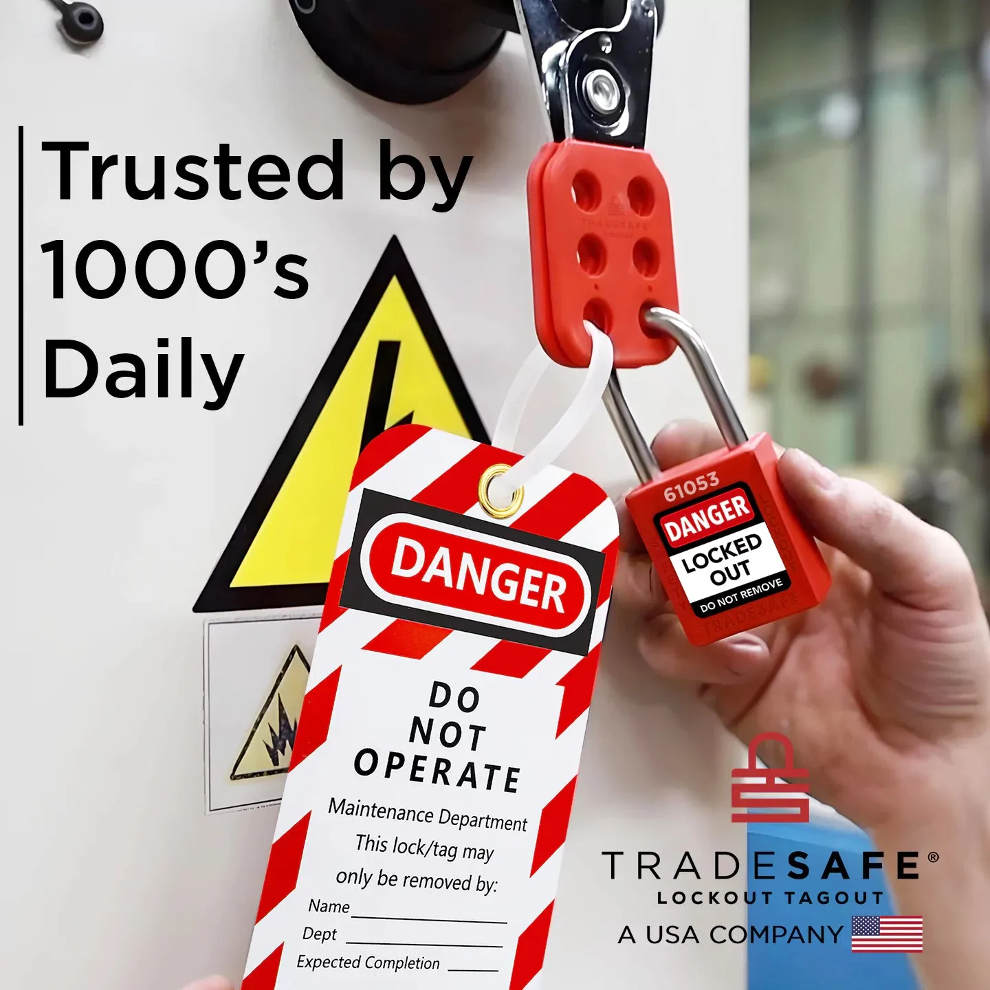 Professional Lockout Tagout Kit – 2 Keys Per Lock