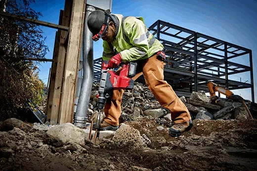 Rotary Hammer Kit - Milwaukee M18 FUEL™ 1-3/4" SDS MAX Rotary Hammer Kit w/ (2) 12.0 Battery, 2718-22HD