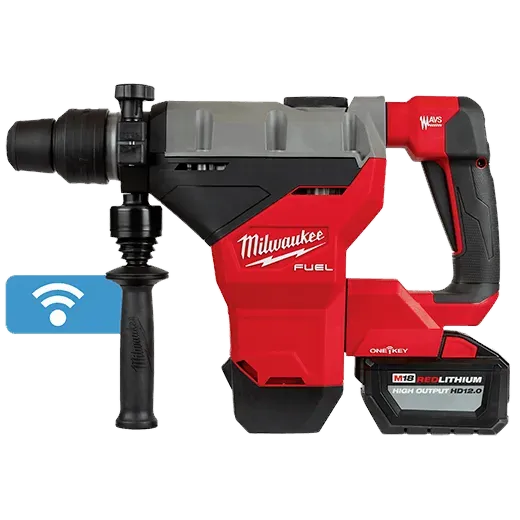 Rotary Hammer Kit - Milwaukee M18 FUEL™ 1-3/4" SDS MAX Rotary Hammer Kit w/ (2) 12.0 Battery, 2718-22HD