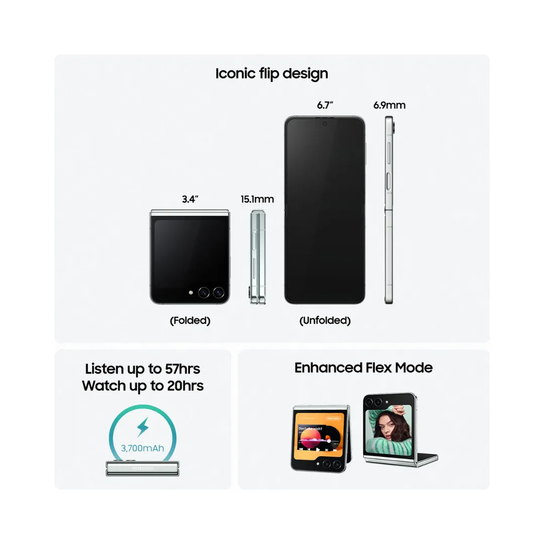 Samsung Galaxy Z Flip5 (Sealed Pack) 5G (Indian)