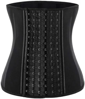 Waist Trainer for Women Corset Cincher Body Shaper Girdle Trimmer with Steel Bones Extender
